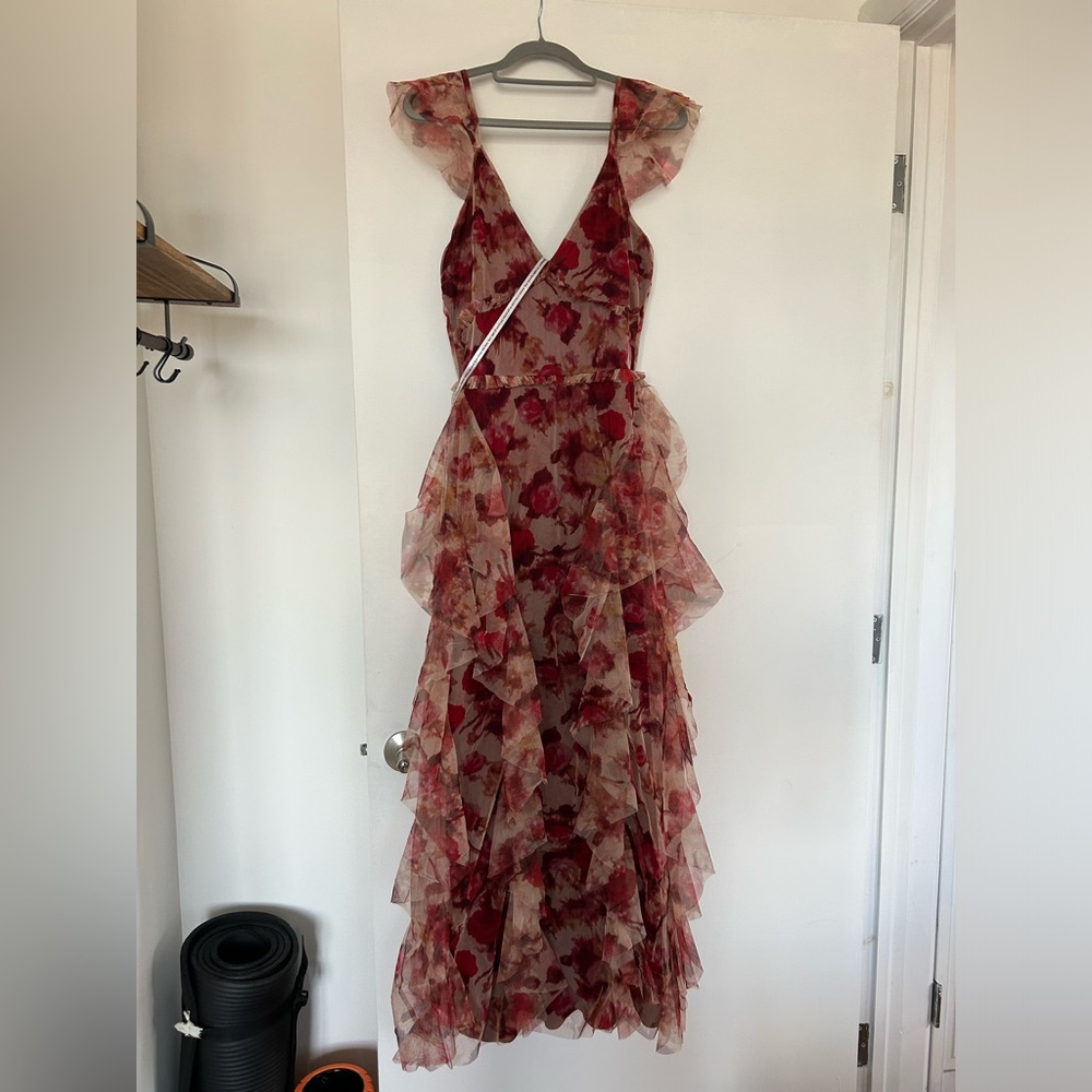 Lace & Beads Maxi Dress